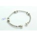 925 Sterling Silver Women Tribal jewelry Bangle Bracelet Beads 16.27 Grams